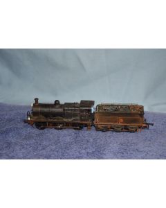 Hornby R251 BR 3F 0-6-0 Tender Loco ( Much Modified See Description) 